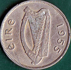 Image #1 of 1 Florin (2 Shillings) 1955