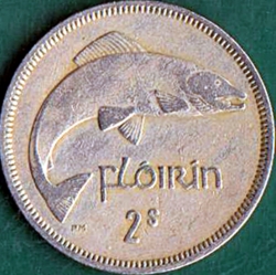 Image #2 of 1 Florin (2 Shillings) 1961