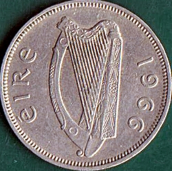 Image #1 of 1 Florin (2 Shillings) 1966.