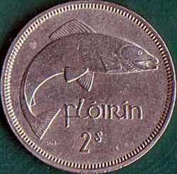 Image #2 of 1 Florin (2 Shillings) 1968.