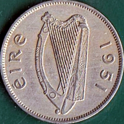 Image #1 of 1 Florin (2 Shillings) 1951.