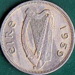 Image #1 of 1 Florin (2 Shillings) 1959.