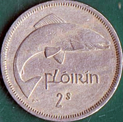 Image #2 of 1 Florin (2 Shillings) 1964.