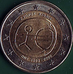 Image #1 of 2 Euros 2009 - 10 Years of the European Monetary Union.