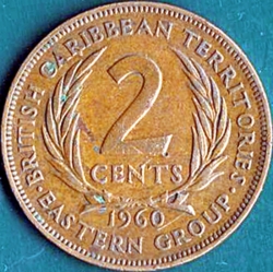 Image #2 of 2 Cents 1960