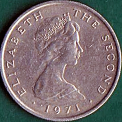 5 New Pence 1971.
