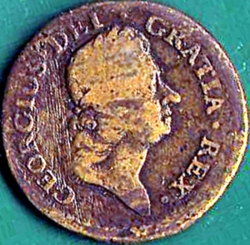 Image #1 of 1/2 Penny 1722 - Rosa Americana