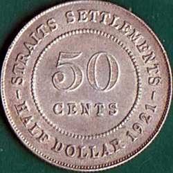 Image #2 of 50 Cents (1/2 Dollar) 1921