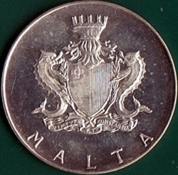 Image #1 of 4 Pounds 1974 - Cottonera Gate.