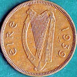 1/2 Penny 1939