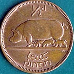 1/2 Penny 1942