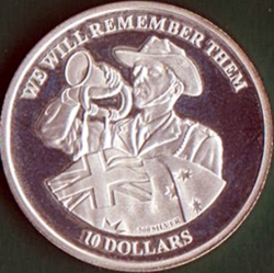 10 Dollars 2012 - ANZAC Day