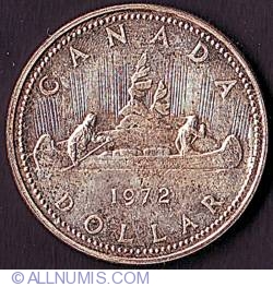 Image #2 of 1 Dollar 1972 - Silver