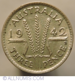 Image #2 of 3 Pence 1942 S