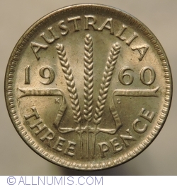 3 Pence 1960