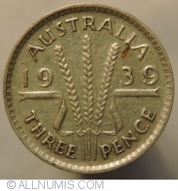 Image #2 of 3 Pence 1939