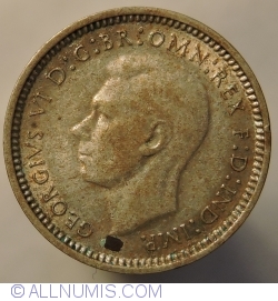 3 Pence 1947