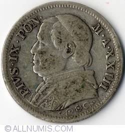 Image #1 of 1 Lira 1869 R (XXIII)