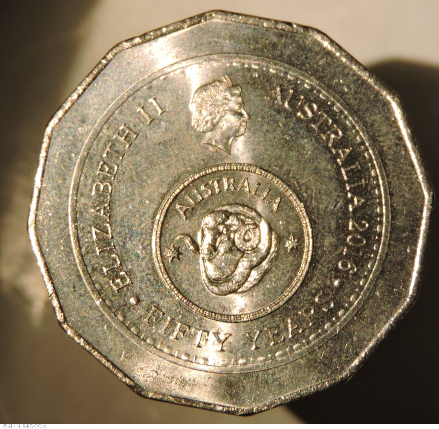 50 Cents 2016 50 Years Of Decimal Currency Comemorative Diverse 