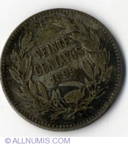 Image #2 of 20 Centavos 1899