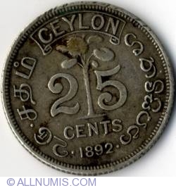 Image #2 of 25 Cents 1892